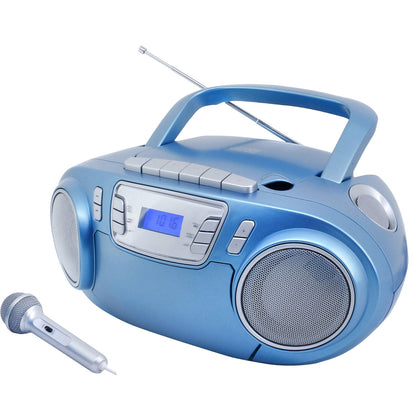 Soundmaster SCD5800BL draagbare cd-speler radiorecorder