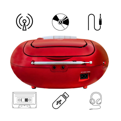 Soundmaster SCD7800 tragbares Digitalradio CD-Player