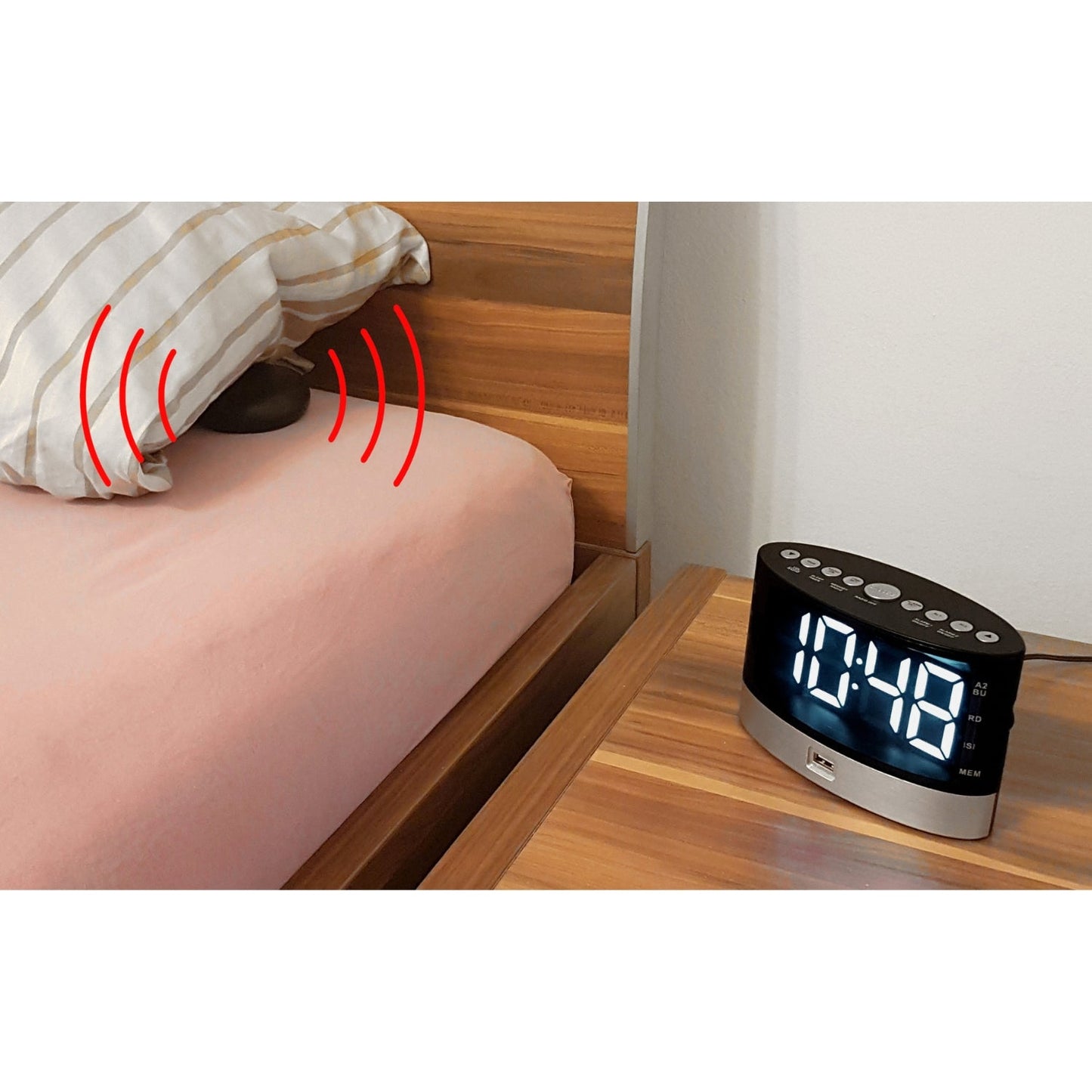 Soundmaster UR580SW Radiowecker mit kabellosem