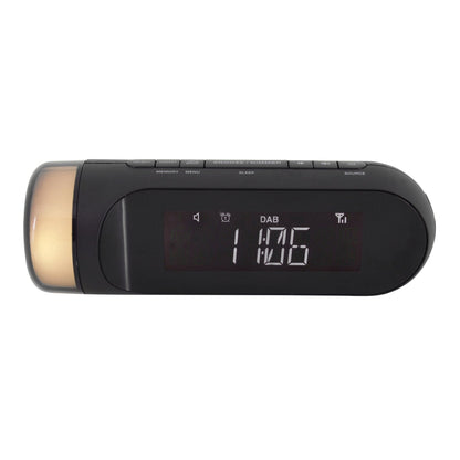 soundmaster ur6600sw dab und ukw radiowecker dualalarm mit nachtlicht – Detailaufnahme – Produktbild von Soundmaxx Online